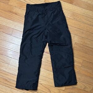GAP Kids Black Fleece Snow Pants